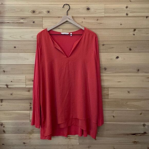 Soft Surroundings Tops - Soft Surroundings Size 1X - Mixed Media Blouse